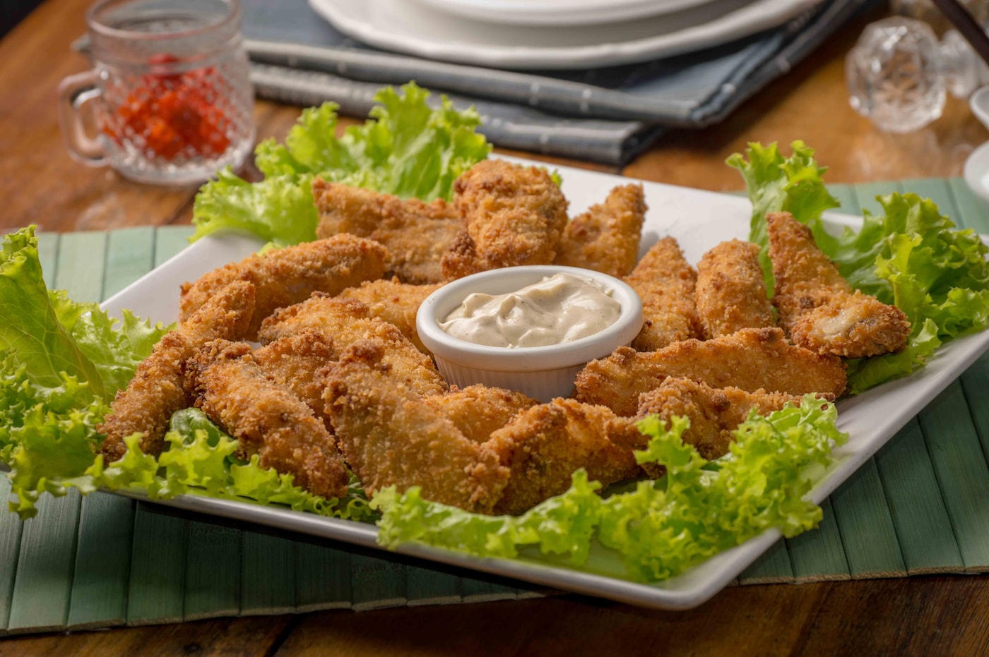 Golden Hour Wings signature food